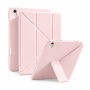 XDcase Y-fold Калъф с origami Стойка и място за Apple Pencil за iPad Air 4 (2020) / Air 5 (2022) / Air 11" (2024-2026) - розов