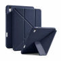XDcase Y-fold Калъф с origami Стойка и място за Apple Pencil за iPad Air 4 (2020) / Air 5 (2022) / Air 11" (2024-2026) - тъмносин