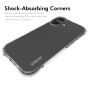 ENKAY прозрачен Кейс с подсилени ъгли за iPhone 17 - прозрачен