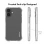 ENKAY прозрачен Кейс с подсилени ъгли за iPhone 17 - прозрачен
