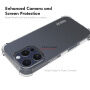 ENKAY прозрачен Кейс с подсилени ъгли за iPhone 16 Pro - прозрачен