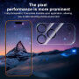 XDcase Закалено стъкло за защита на лещите на задната камера за iPhone 17 Pro - черно