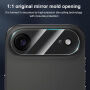 XDcase Закалено стъкло за защита на лещите на задната камера за iPhone Air - черно