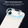 XDcase Закалено стъкло за защита на лещите на задната камера за iPhone Air - черно
