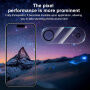 XDcase Закалено стъкло за защита на лещите на задната камера за iPhone Air - черно
