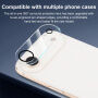 XDcase Закалено стъкло за защита на лещите на задната камера за iPhone Air - черно