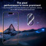 XDcase Закалено стъкло за защита на лещите на задната камера за iPhone 16 / 16 Plus - черно