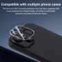 XDcase Закалено стъкло за защита на лещите на задната камера за iPhone 14 / 14 Plus - черно