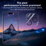 XDcase Закалено стъкло за защита на лещите на задната камера за iPhone 14 Pro / 14 Pro Max - черно