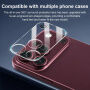 XDcase Закалено стъкло за защита на лещите на задната камера за iPhone 18 Pro - прозрачно