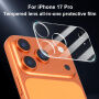 XDcase Закалено стъкло за защита на лещите на задната камера за iPhone 17 Pro - прозрачно