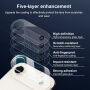 XDcase Закалено стъкло за защита на лещите на задната камера за iPhone Air - прозрачно