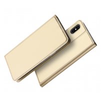 DUX DUCIS флип калъф за iPhone XS Max - златна