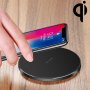 GY-68 изключително тънко алуминиево безжично зарядно за iPhone - черно