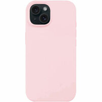 FIXED Story силиконов кейс за iPhone 15 Plus - розов