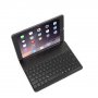 Witspad алуминиев кейс с Bluetooth клавиатура с цветна подсветка за iPad 9,7" (2017/2018) / Pro 9,7" / Air 1 / 2 - черен