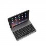 Witspad алуминиев кейс с Bluetooth клавиатура с цветна подсветка за iPad 9,7" (2017/2018) / Pro 9,7" / Air 1 / 2 - черен