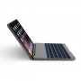 Witspad алуминиев кейс с Bluetooth клавиатура с цветна подсветка за iPad 9,7" (2017/2018) / Pro 9,7" / Air 1 / 2 - черен