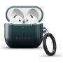 Burga калъф с карабинер за AirPods 4 / 5 - Black Hole