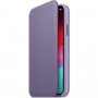 Apple Folio кожен флип калъф за iPhone XS - люляков