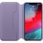 Apple Folio кожен флип калъф за iPhone XS Max - люляков