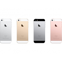 Заден резервен кейс включително бутоните за Apple iPhone SE (2016) - космично сив (Space Gray)