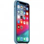 Силиконов кейс от Apple за iPhone XS - син като синчец