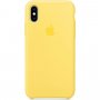 Силиконов кейс от Apple за iPhone XS - канарено жълт
