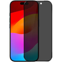 NORTHJO закалено 2.5D Anti-Spy стъкло с черна рамка за iPhone 18 Pro Max