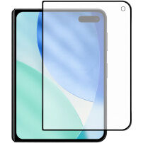 NORTHJO матово закалено 2.5D стъкло с черна рамка за преден дисплей за iPhone
