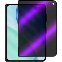 NORTHJO закалено 2.5D Anti-Spy и Anti-Blue-Ray стъкло с черна рамка за преден дисплей за iPhone Duo
