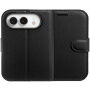 Калъф тип флип от PU кожа за iPhone Duo - черен
