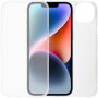Калъф от две части за предната и задната страна за iPhone 14 Plus - прозрачен