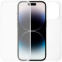 Калъф от две части за предната и задната страна за iPhone 14 Pro - прозрачен