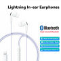 WEKOME YB13 слушалки с конектор Lightning - лилави