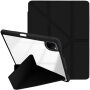 XDcase Калъф с origami Стойка и място за Apple Pencil за iPad Air 13" (2024-2026) / Pro 12,9" (2018-2022) - черен