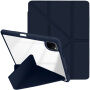 XDcase Калъф с origami Стойка и място за Apple Pencil за iPad Air 13" (2024-2026) / Pro 12,9" (2018-2022) - тъмносин