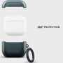 Burga калъф с карабинер за AirPods 4 / 5 - Black Hole