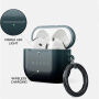Burga калъф с карабинер за AirPods 4 / 5 - Black Hole