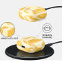 Burga калъф с шарка и карабинер за AirPods 4 / 5 - Lemon Tart