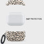 Burga калъф с дизайн и карабинер за AirPods Pro 3 - Almond Latte