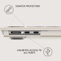 Burga матов Кейс с шарка за MacBook Air 13" (A2681 / A3113 / A3240 / A3449) - Barely Yours
