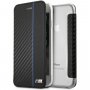 BMW калъф Carbon Book за iPhone 7 / 8 - черен