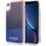 Guess кейс с течен пясък светещ в тъмното за iPhone XR - червен