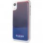 Guess кейс с течен пясък светещ в тъмното за iPhone XR - червен
