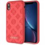Guess Debossed Peony кейс за iPhone XR - червен