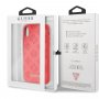 Guess Debossed Peony кейс за iPhone XR - червен