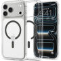 Spigen Ultra Hybrid прозрачен Кейс със сив MagSafe за iPhone 17 Pro / 18 Pro - чист
