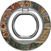 Burga Oath магнитен MagSafe въртяща се на 360° Стойка за iPhone - сребрист