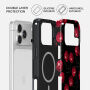 Burga Tough Кейс с десен и MagSafe за iPhone 17 Pro / 18 Pro - Cherrybomb